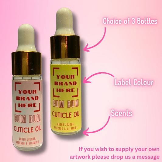 Custom Cuticle Oils 20 x 5ml Bottles